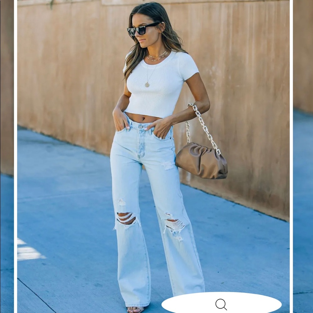 Vici London High Rise 90’s Flare Denim- Size 5